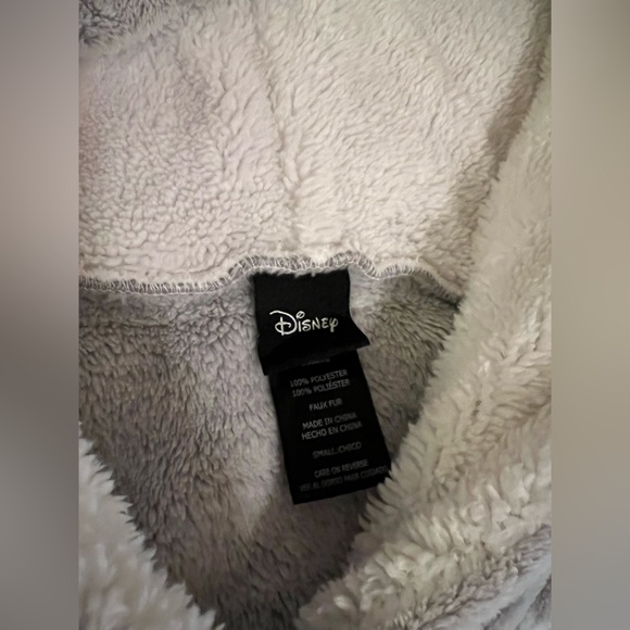 Disney Gray Plush Fleece Micky Mouse Hooded Sweater Dress - Picture 4 of 6